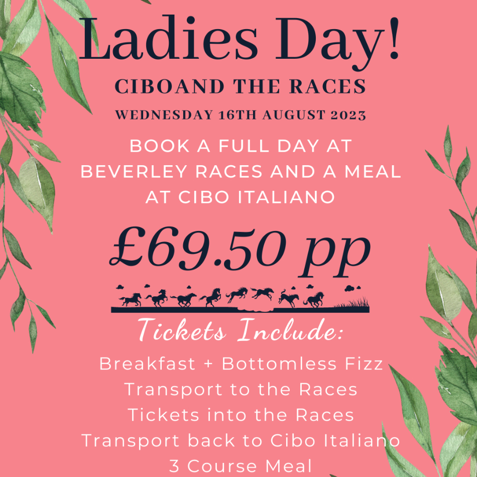 Events Cibo Italiano Sitalian Restaurant In Willerby